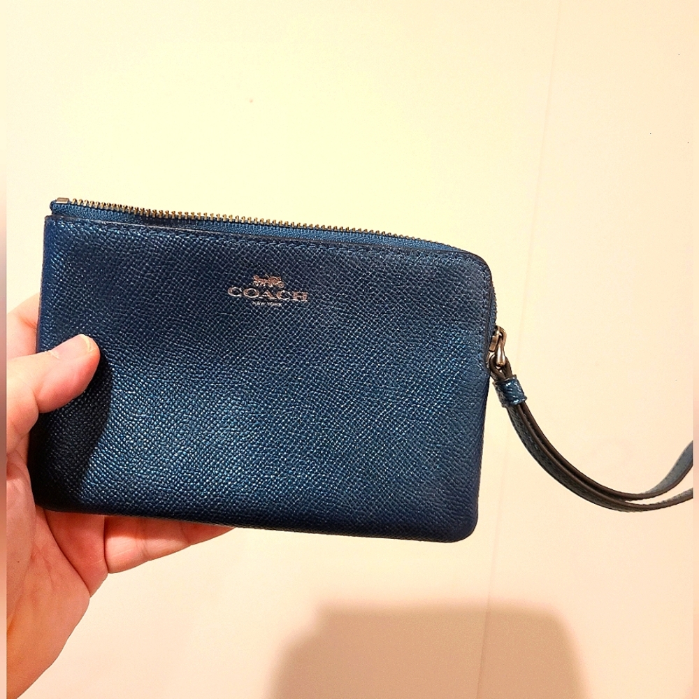 Metallic Petrol Coach Clutch EUC